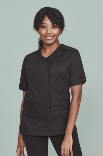 Picture of Biz Care, Parks Womens Zip Front Scrub Top