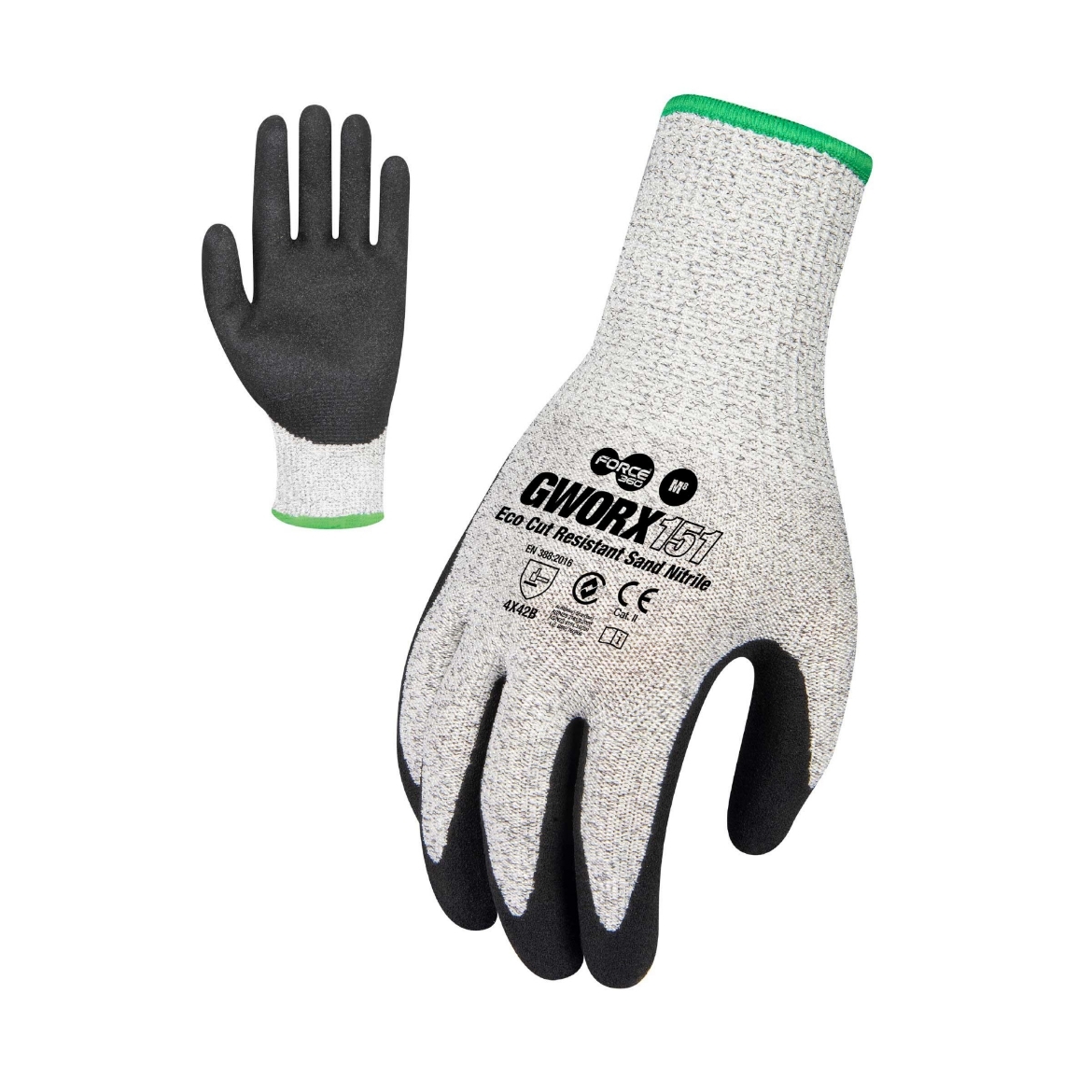 Picture of Force360 Cut B Resistant Sand Nitrile Glove