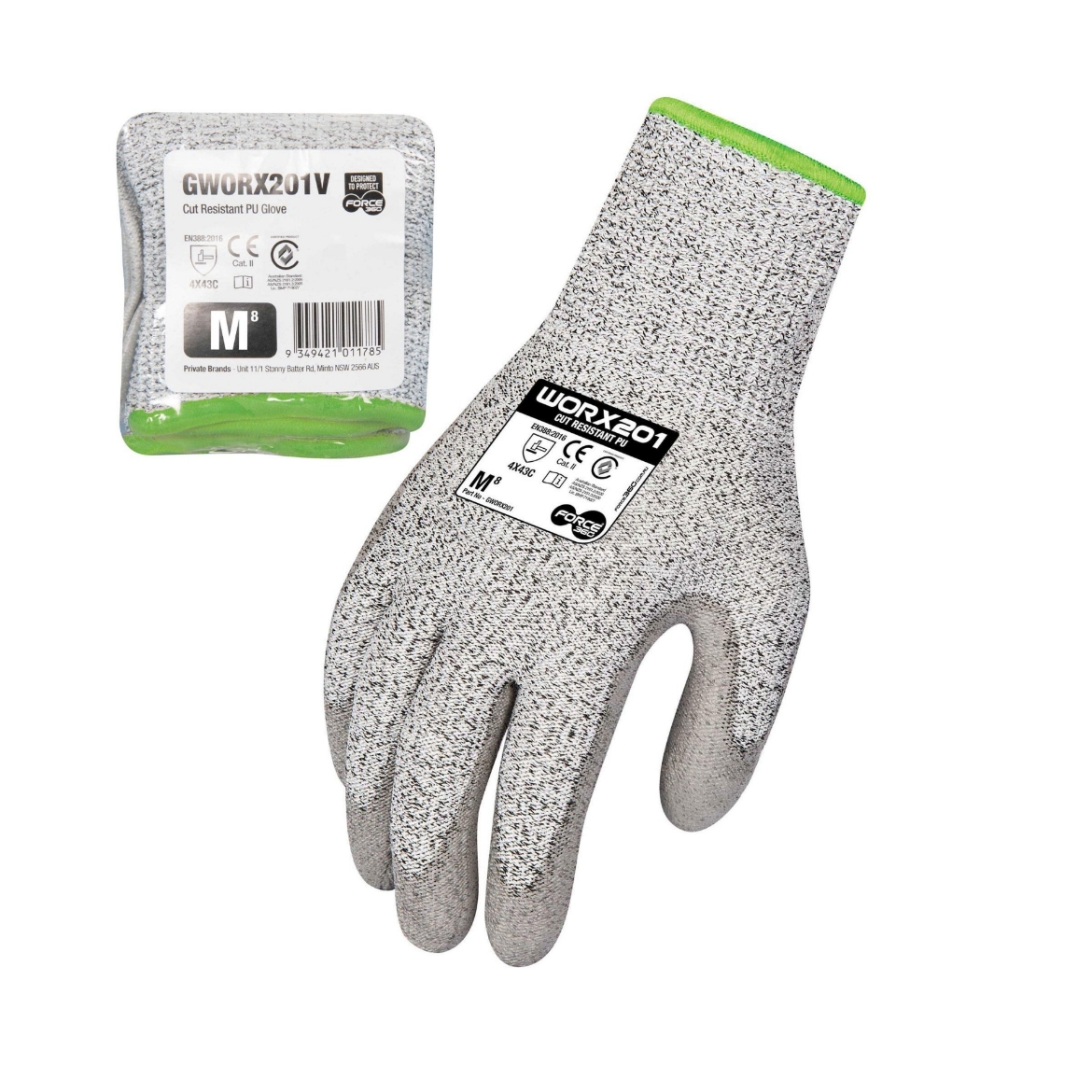 Picture of Force360 Cut C Resistant PU Vend Ready Glove