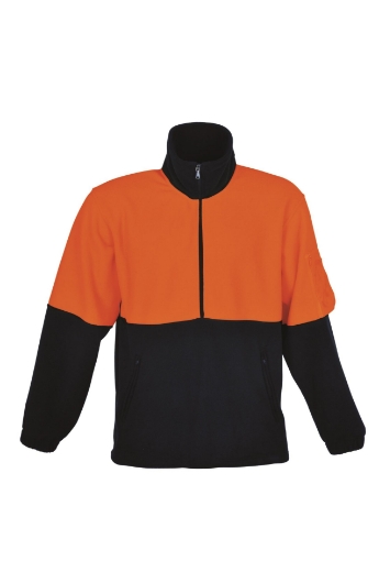 Picture of Bocini, Hi-Vis 1/2 Zip Polar Fleece