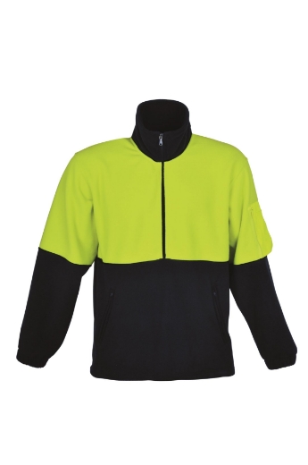 Picture of Bocini, Hi-Vis 1/2 Zip Polar Fleece