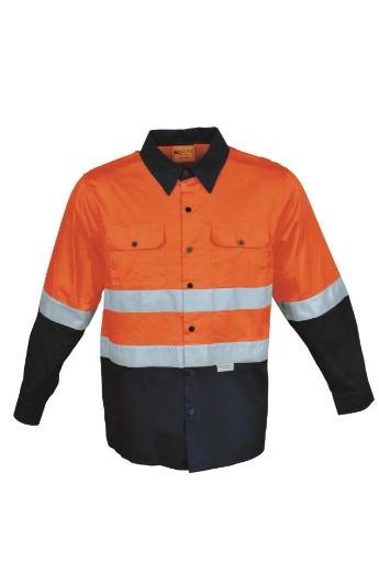 Picture of Bocini, Hi-Vis L/S Shirt With Reflective Tape
