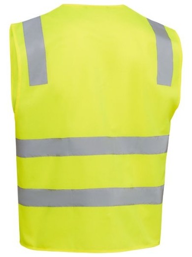 Picture of Bisley, Taped Hi Vis Safety Zip Vest