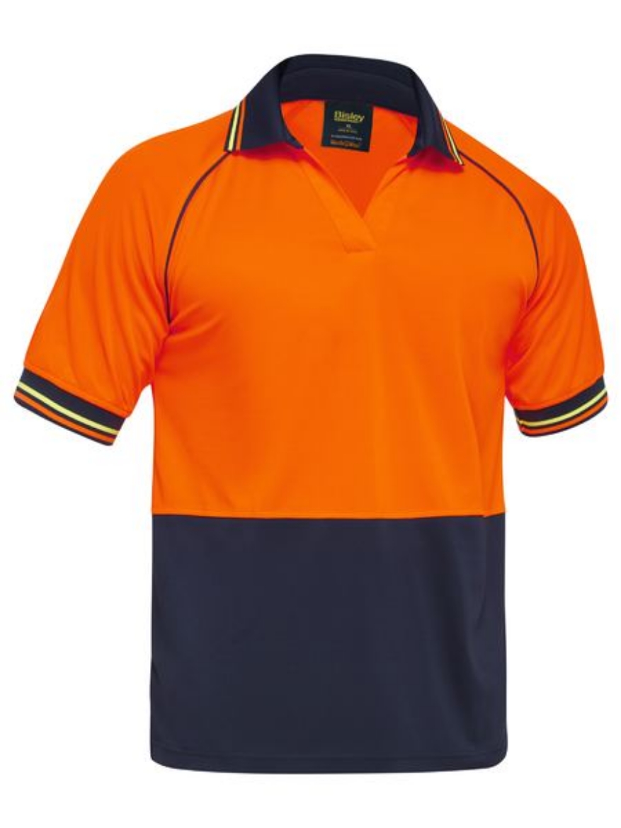 Picture of Bisley, V-Neck Poloshirt S/S