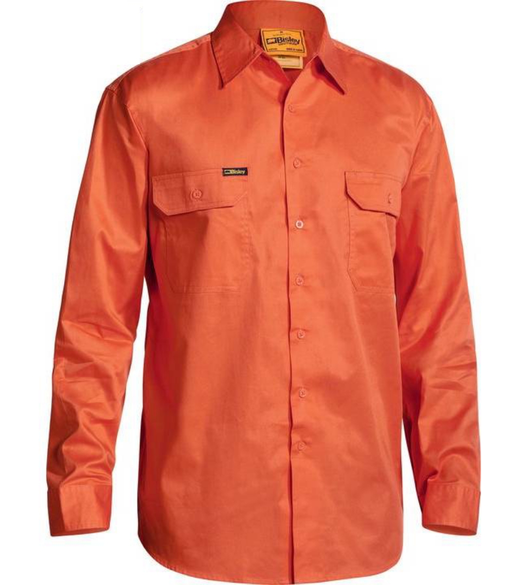 Picture of Bisley, Hi Vis Cool Lightweight  Drill Shirt