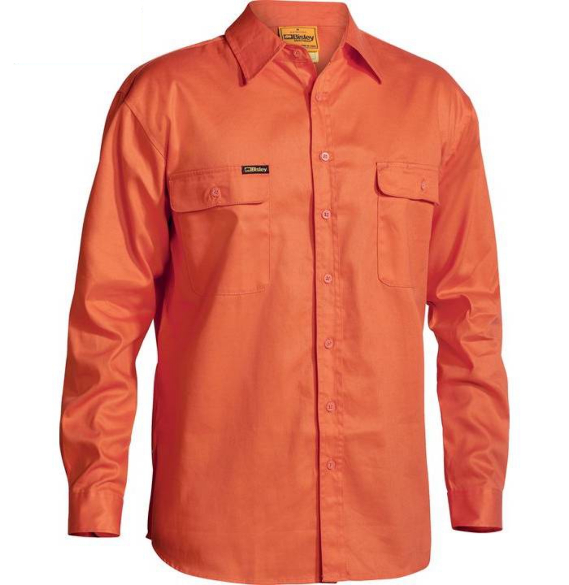 Picture of Bisley, Hi Vis Drill Shirt - Long Sleeve