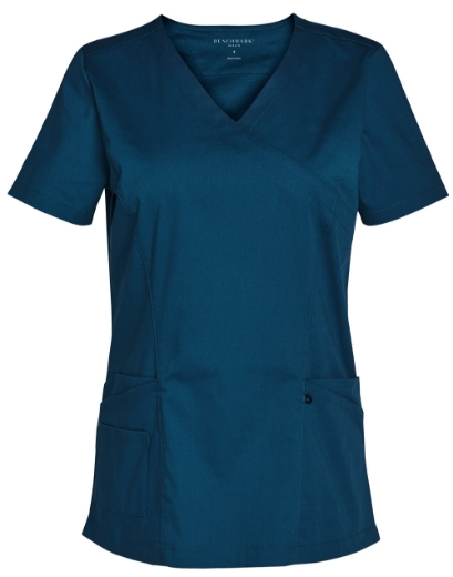 Picture of Winning Spirit, Ladies Solid Colour S/S Scrub Top
