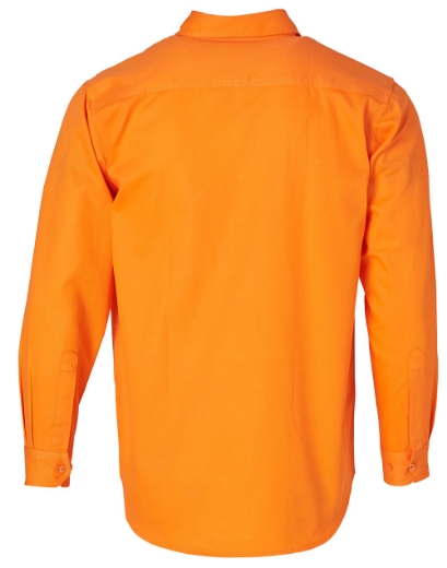 Picture of Winning Spirit, Mens High Visibility L/S Drill Shirt