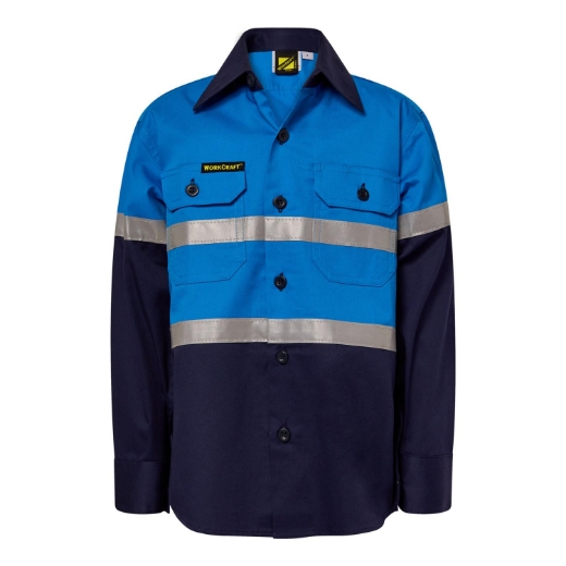 Picture of WorkCraft, Kids Two Tone L/S Shirt