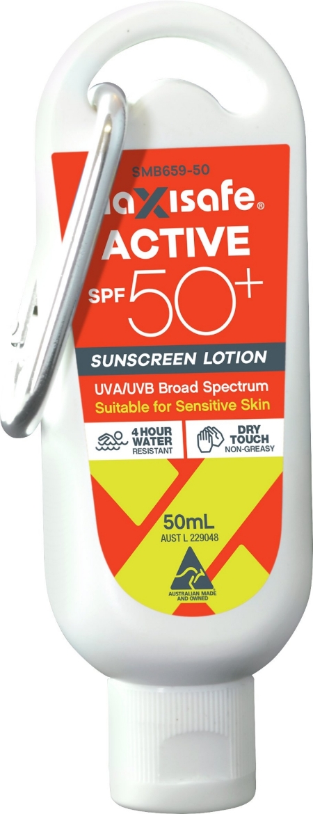 Picture of Maxisafe Australian Made SPF 50+ Sunscreen Lotion, 50ml