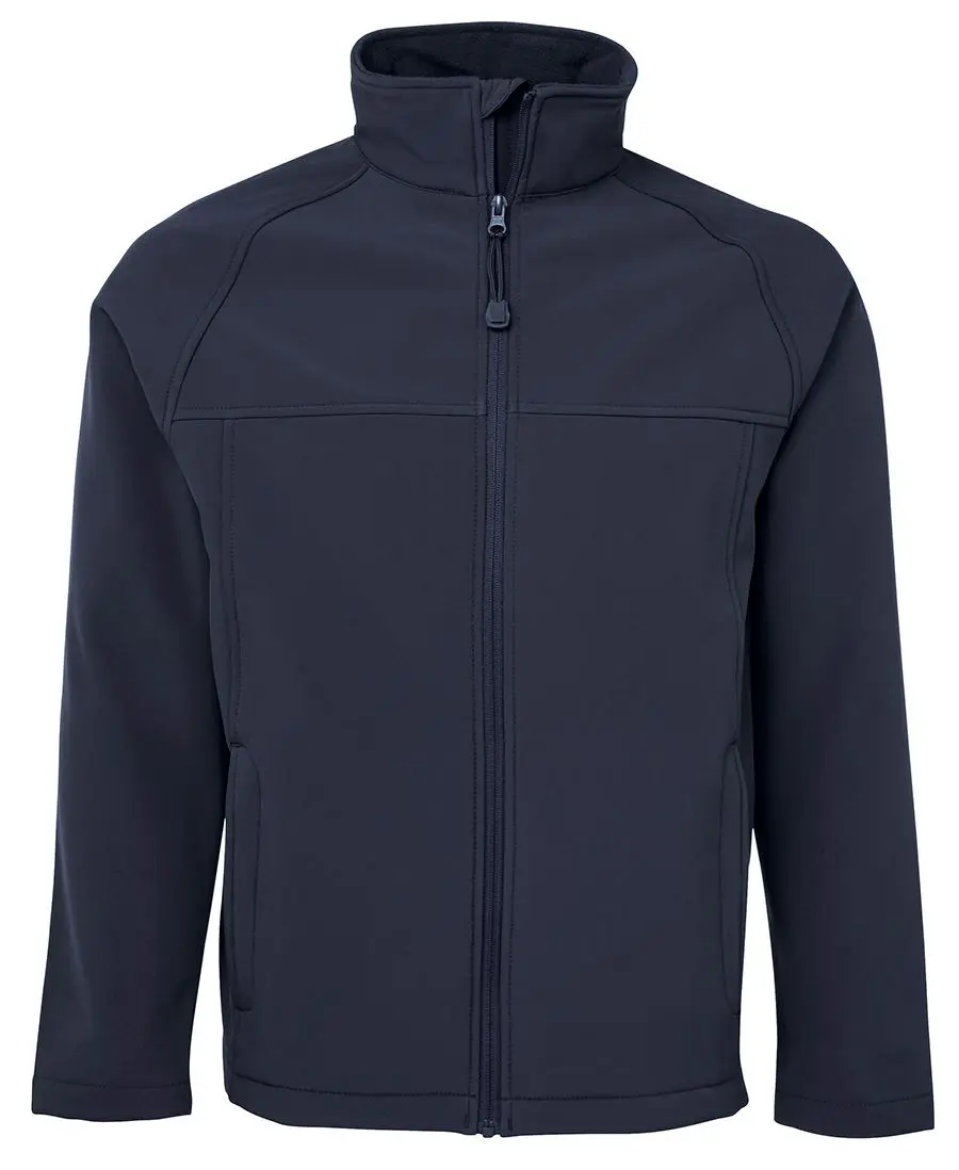 Picture of JB's Wear, Kids and Adults Layer (Softshell) Jacket- Navy Size XS