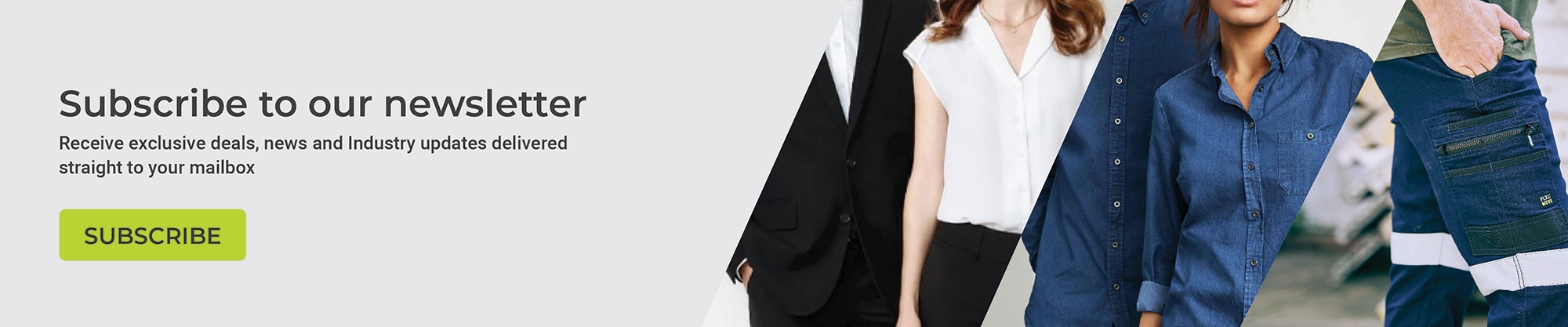 Subscribe to Workwear Direct Newsletter